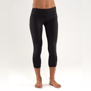 Lululemon Run: Inspire Crop II - size 6 in Black